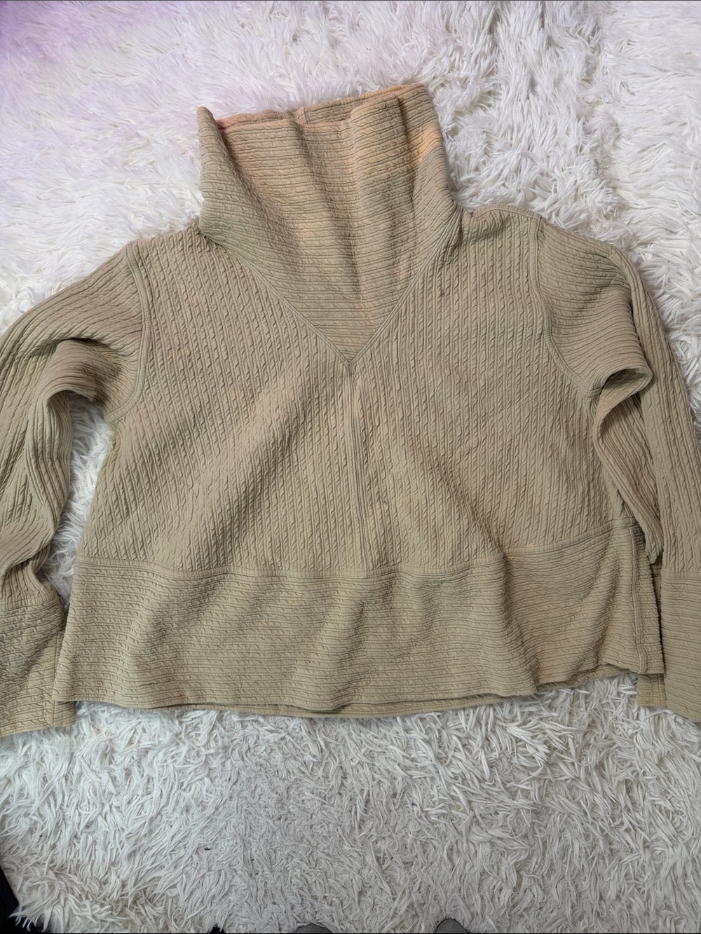 Lululemon Retreat Yourself Hoodie Heathered Light Ivory